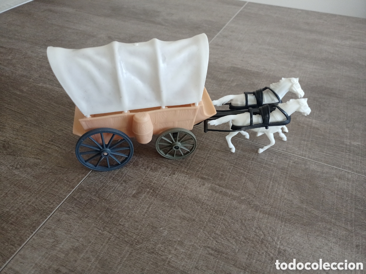 Figuras de goma y PVC: Carretera colonos oeste americano