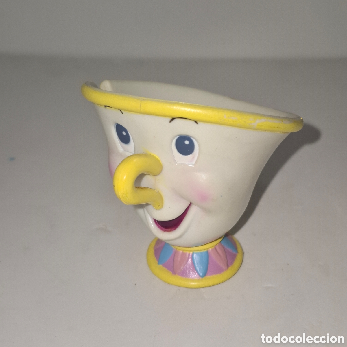 Figuras de goma y PVC: WALT DISNEY FIGURA DE PVC TAZA SHIP LA BELLA Y LA BESTIA