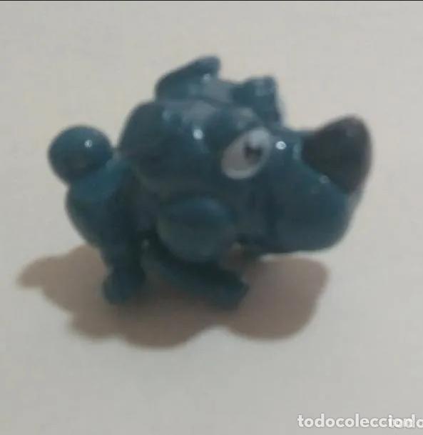 Figuras de goma Kinder: PERRO KINDER natoons animal mu&ntilde;eco cabezon natons dog