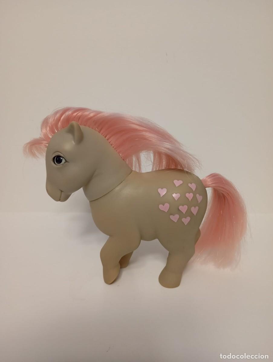 Figuras de goma y PVC: My little pony ojos durmientes pelo rosa peque&ntilde;o pony a&ntilde;os 70 80