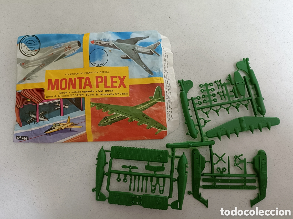 Rubber and PVC Figures: Aviones Montaplex - sobre y contenido 426 -