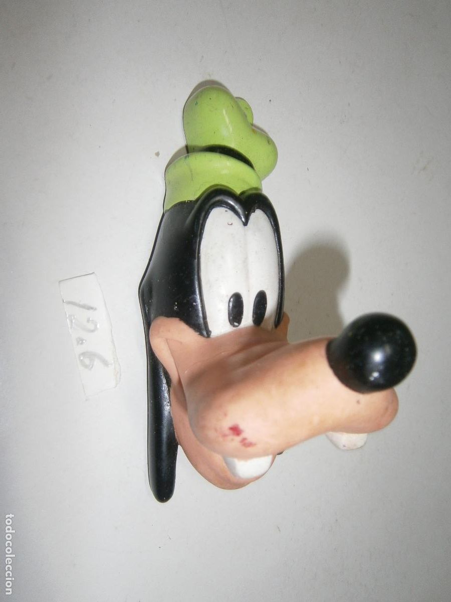 Figuras de goma y PVC: ANTIGUA CABEZA DECORATIVA VINTAGE DE GOOFY