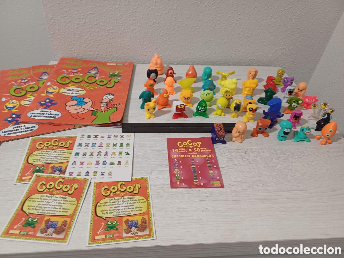 Figuras de goma y PVC: LOTE MU&Ntilde;ECOS GOGO'S Y VARIOS
