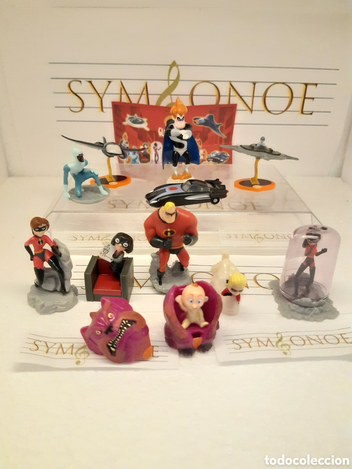 Figuras de goma Kinder: Colecci&oacute;n completa Kinder Sorpresa los incre&iacute;bles de Disney