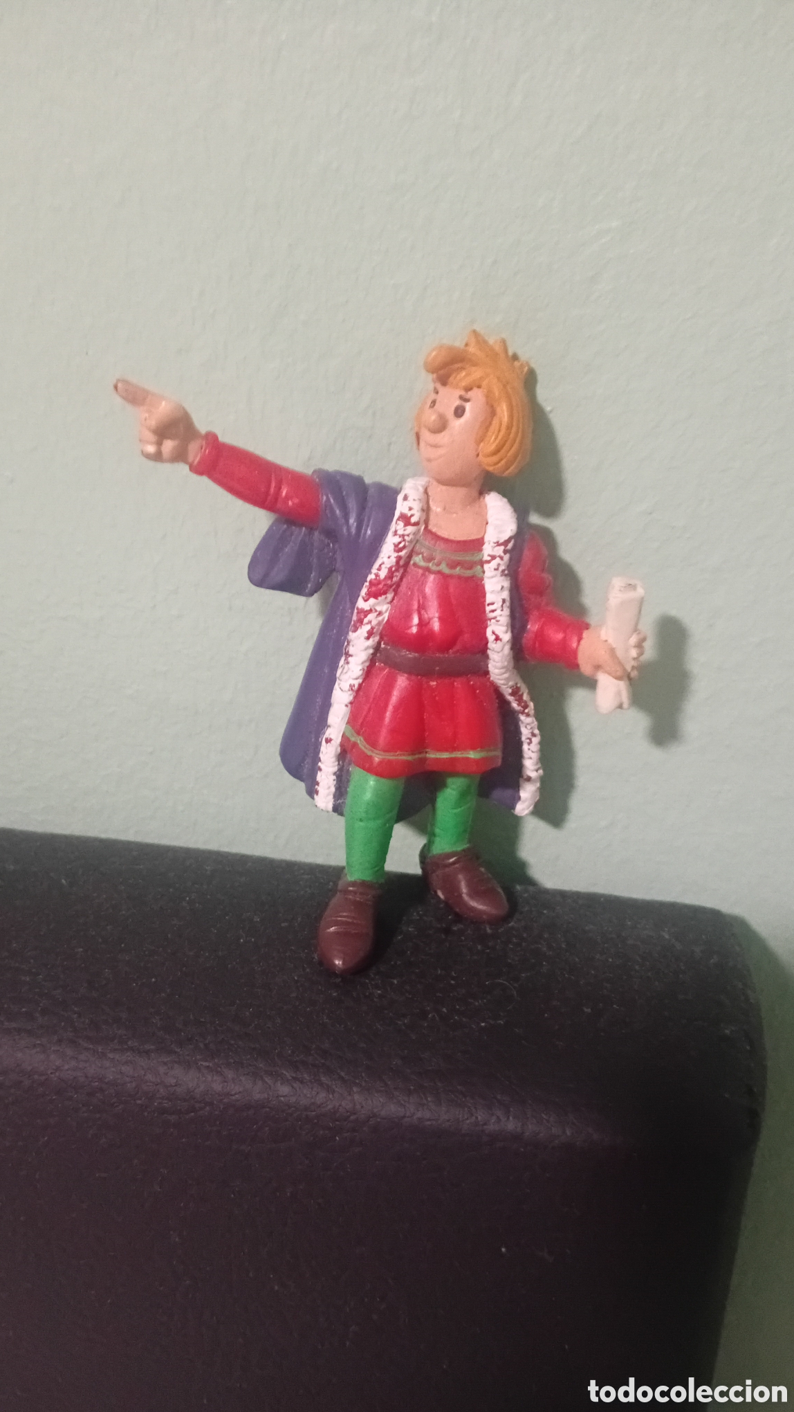 Figuras de goma y PVC: Figura Crist&oacute;bal colon erase una vez