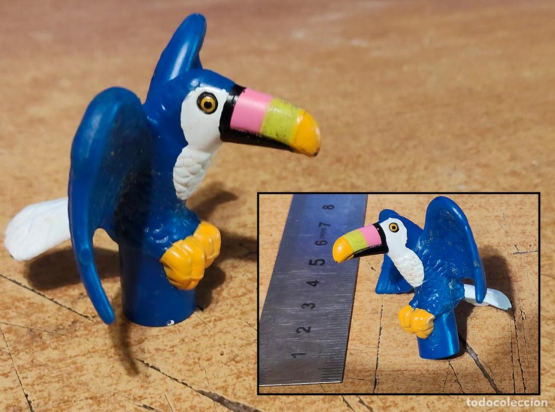 Figuras de goma y PVC: figura de PVC - tuc&aacute;n de la colecci&oacute;n de aves - kinder surprise
