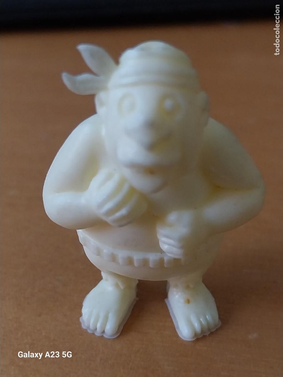 Figuras de goma y PVC: DETERGENTE ARIEL CASCANUECES TITO FIGURA PL&Aacute;STICO BLANCO 3.88CMS ALTO RARO