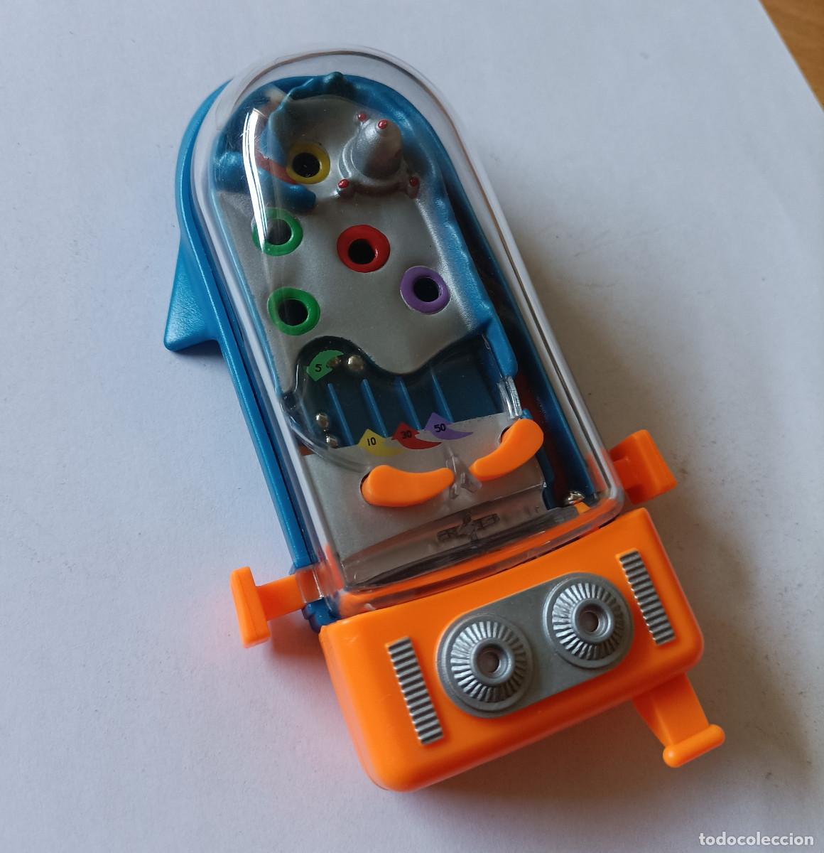 Figuras de goma Kinder: kinder maxi juguete juego pinball pin ball juego bolas