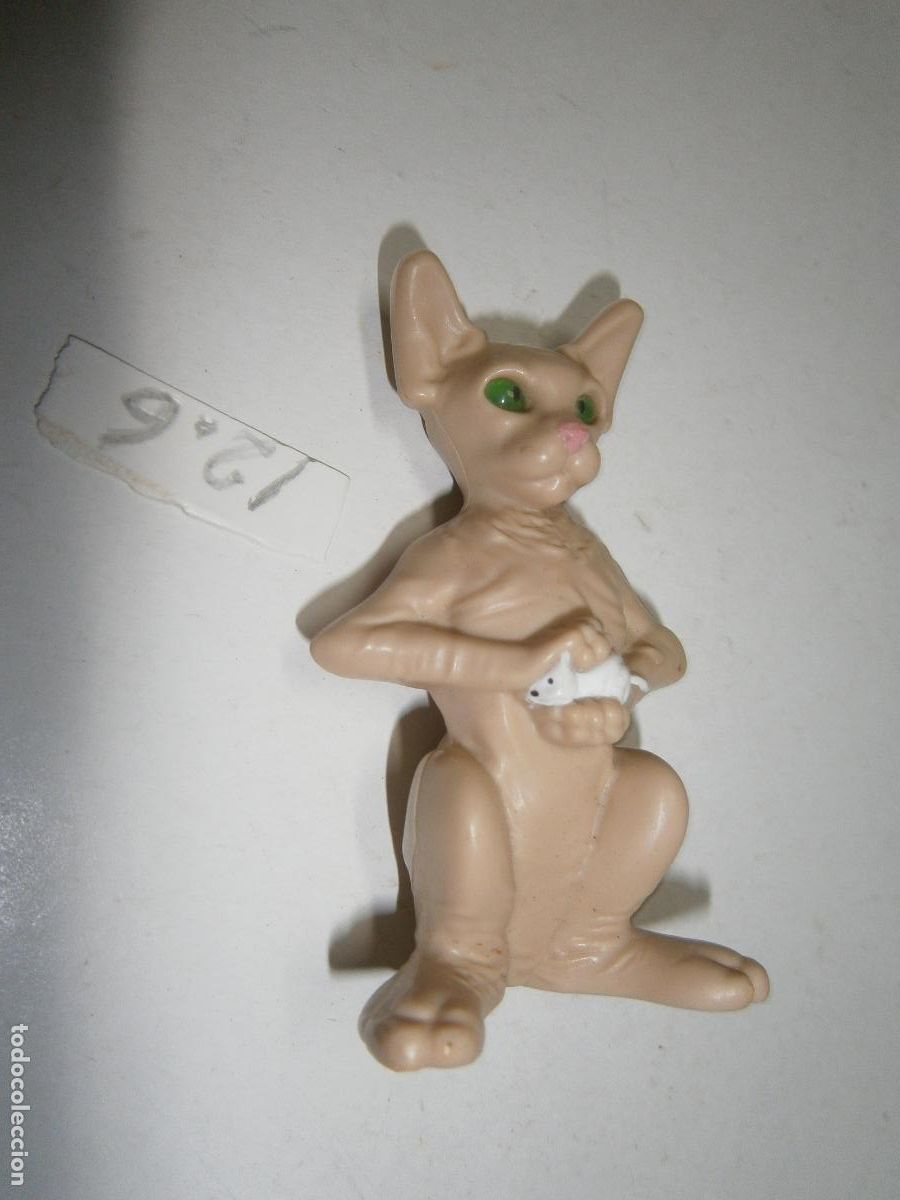 Figuras de goma y PVC: FIGURA DE GOMA O PVC - GATO ESFINGE