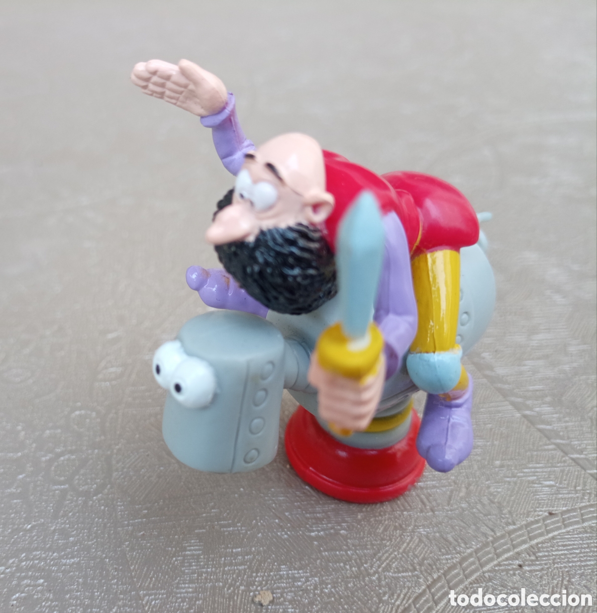 Figuras de goma y PVC: Figura pvc profesor bacterio