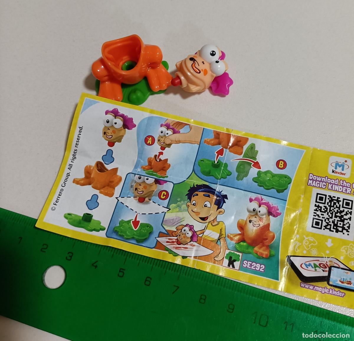 Figuras de goma Kinder: kinder pascua se 292 bicho con cera bpz papel figura mu&ntilde;eco