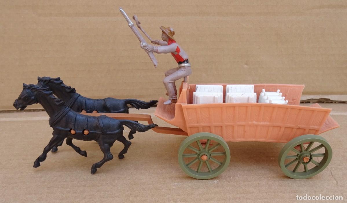 Gummi- und PVC-Figuren: COMANSI CARRETA DE CARGA PLASTICO
