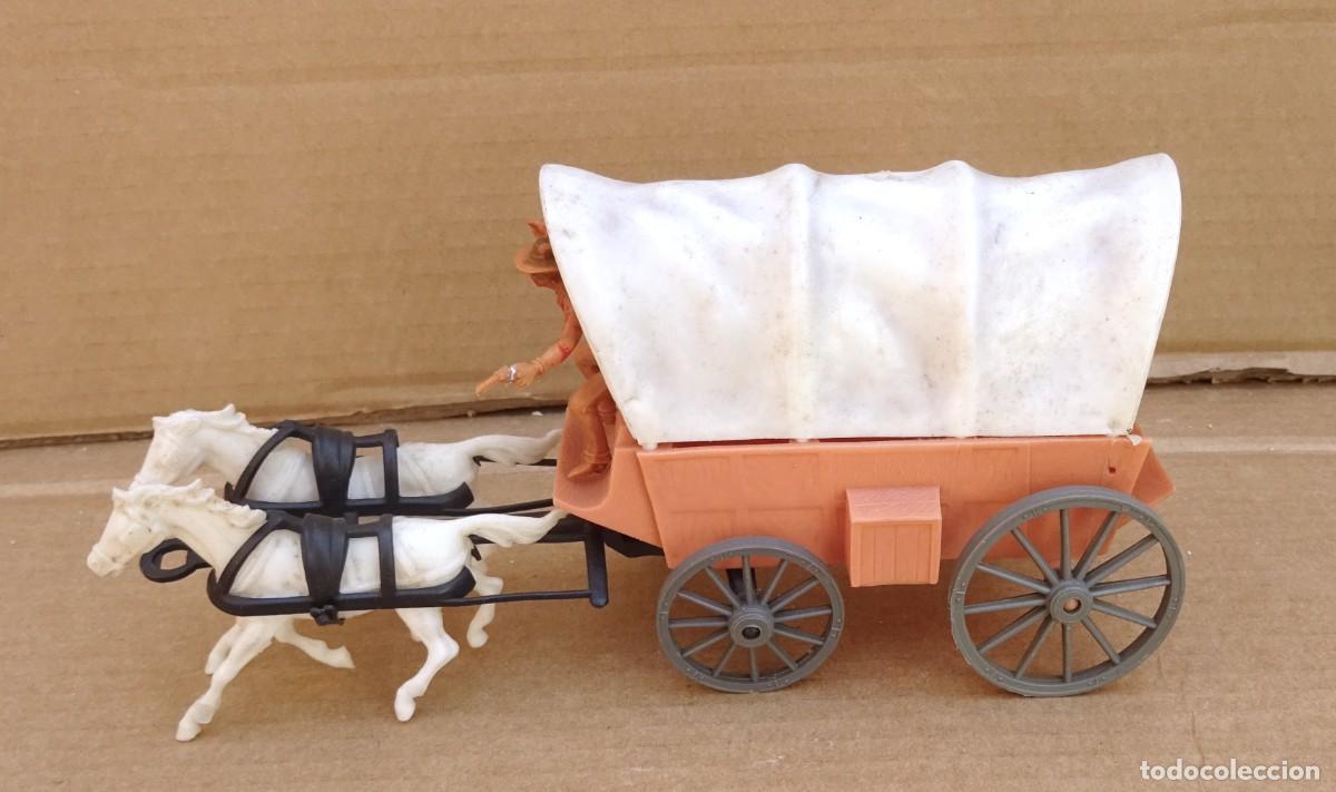 Figuras de goma y PVC: COMANSI CARRETA PLASTICO