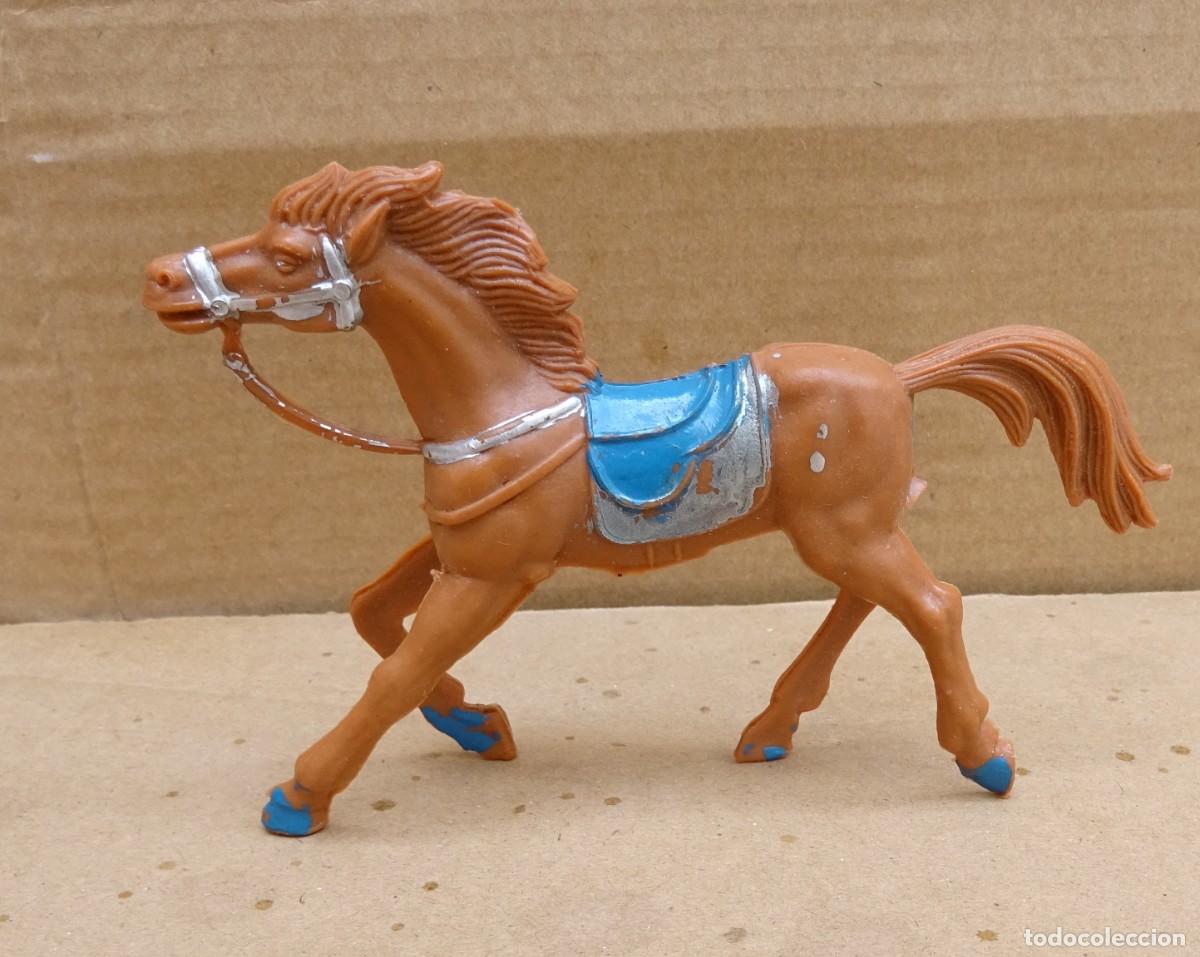 Figuras de goma y PVC: LAFREDO CABALLO COWBOY PLASTICO