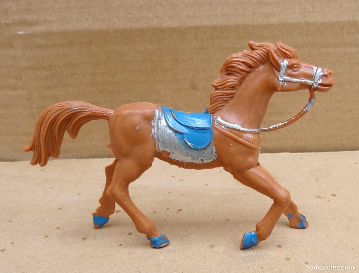 Figuras de goma y PVC: LAFREDO CABALLO COWBOY PLASTICO - Foto 2