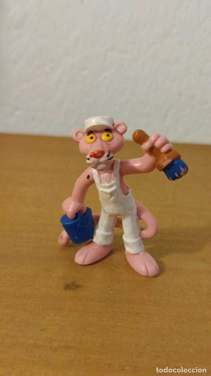 Figuras de goma y PVC: Figura PVC Pantera Rosa Pintor