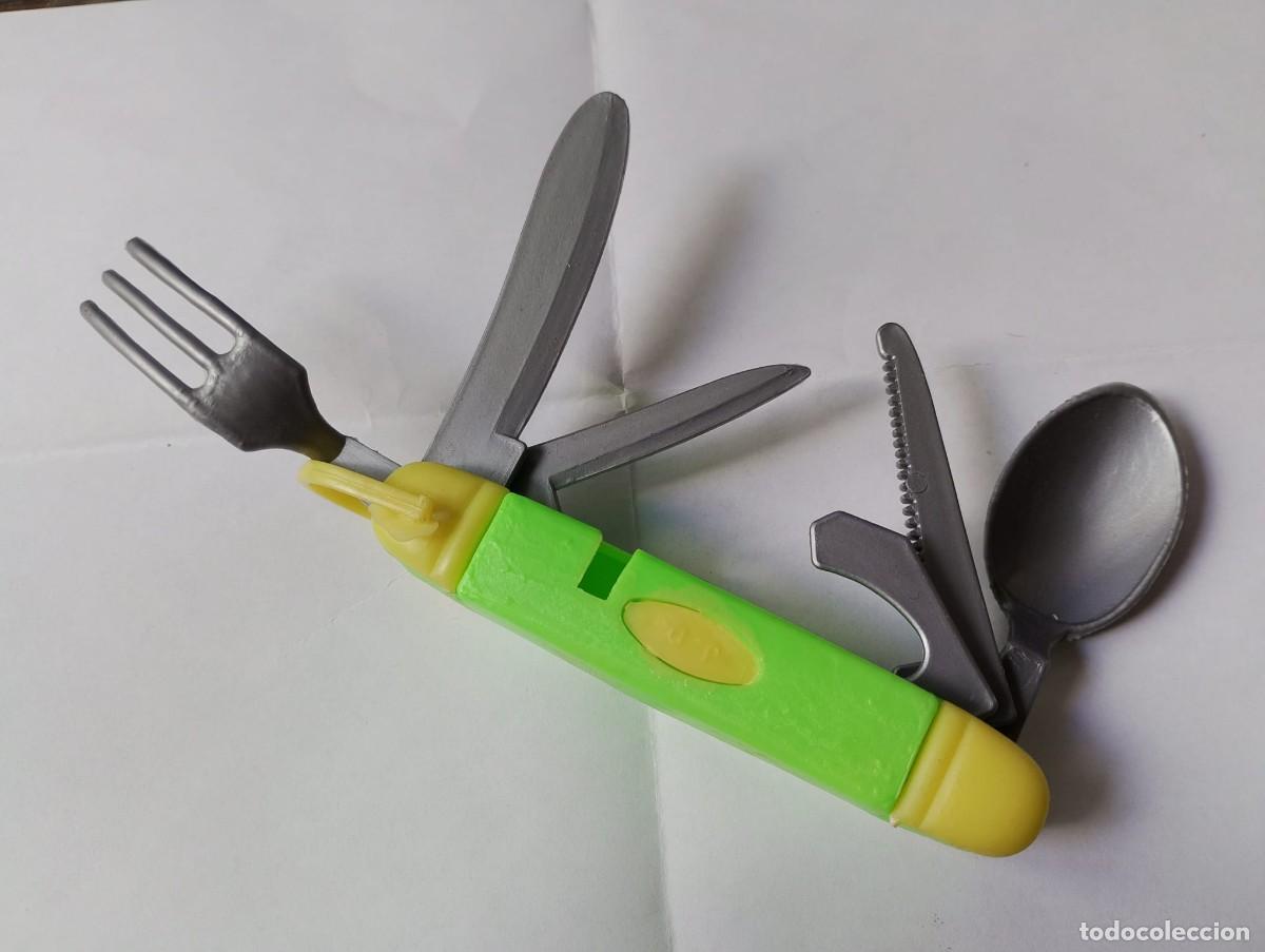 Figuras de goma y PVC: Navaja multiusos. Marca J D Espa&ntilde;a. Antiguo juguete de Kiosko en excelente estado como nuevo