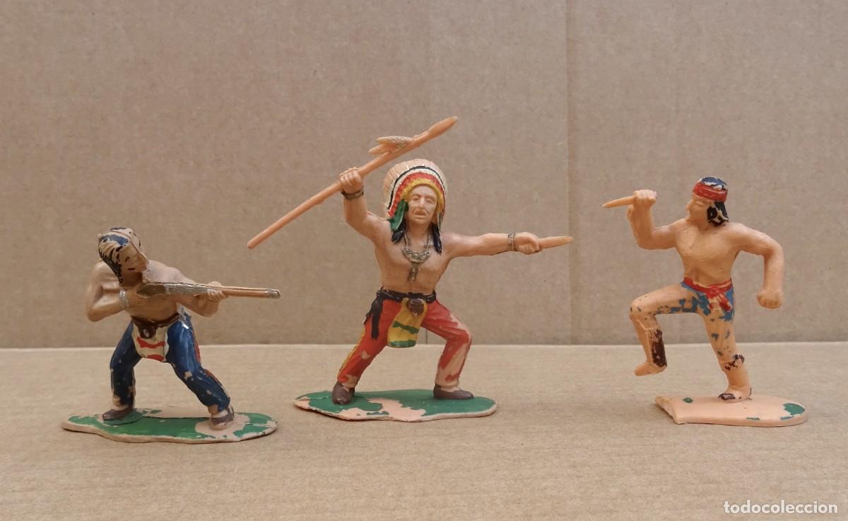Figuras de goma y PVC: REAMSA INDIOS GRUPO DE FIGURAS