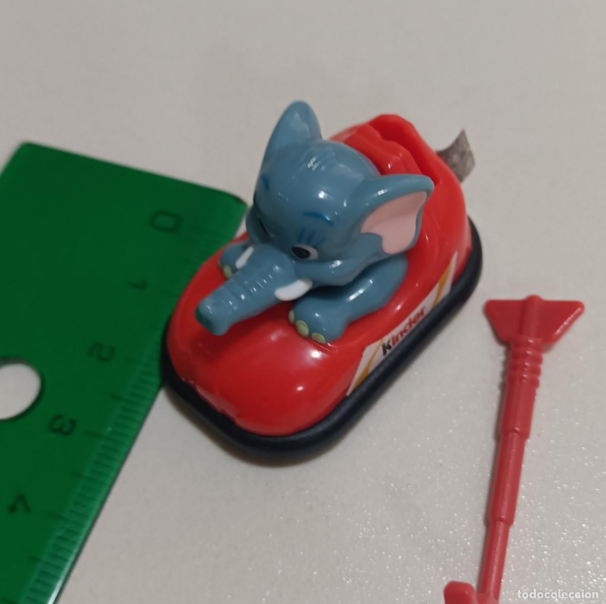 Figuras de goma Kinder: elefanten funny fanten 40 aniversario kinder coche chocante mu&ntilde;eco miniatura figurita figura