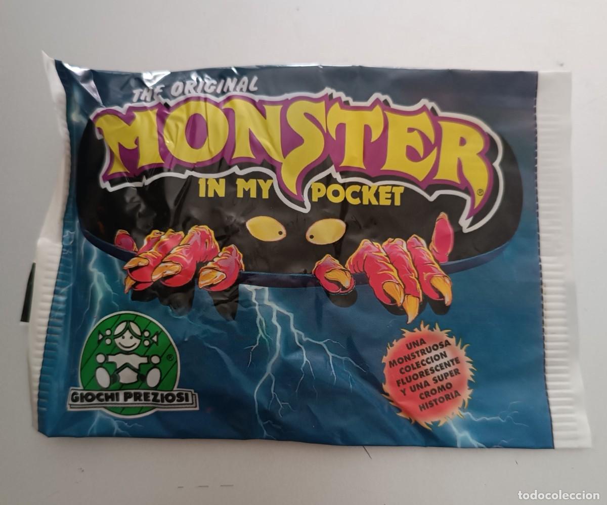 Figuras de goma y PVC: MONSTER SOBRE SORPRESA SIN ABRIR , 1990 COPY.MATCHBOX. DISTR. JUINSA IBI ALICANTE