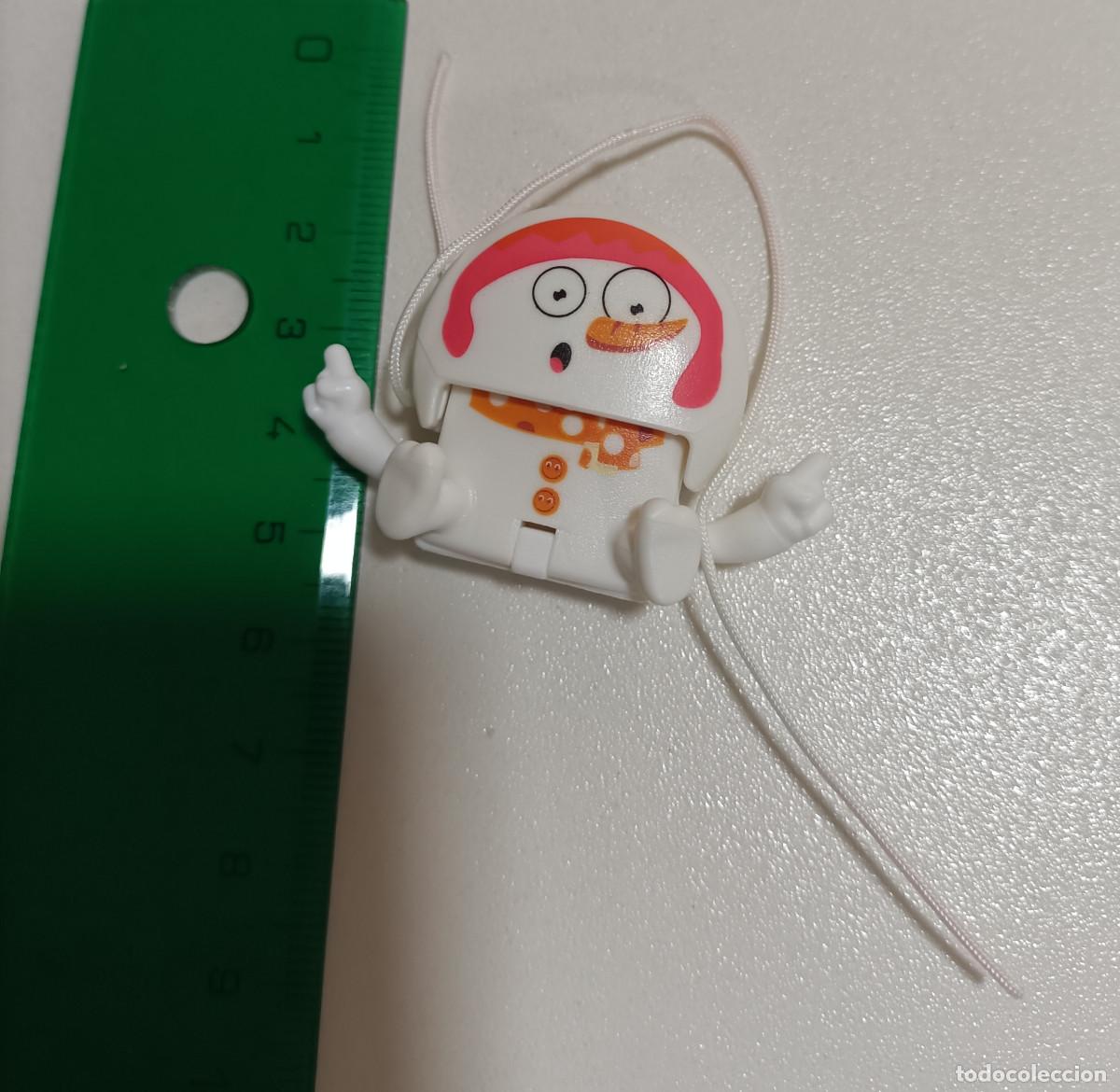 Figuras de goma Kinder: kinder joy navidad 2018 snowman snow mu&ntilde;eco nieve man mu&ntilde;equito figurita figura