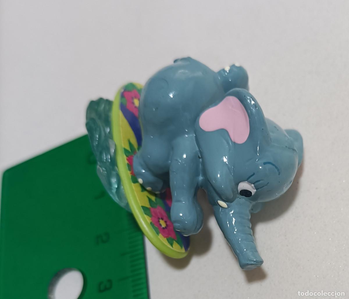 Figuras de goma Kinder: kinder elefante funny fanten mu&ntilde;eco figura figurita monobloc mu&ntilde;equito surf surfero miniatura