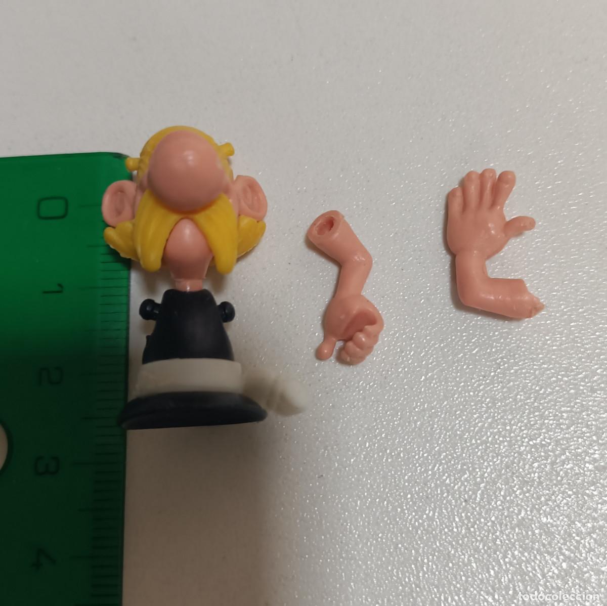 Figuras de goma Kinder: piezas de asterix montable figura a&ntilde;os 90 antiguo desmontable desguace