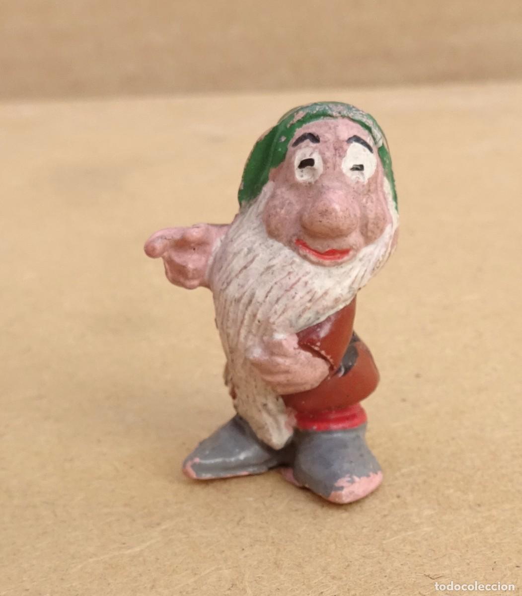 Figuras de goma y PVC: PECH DORMILON Enanito Blancanieves Walt disney
