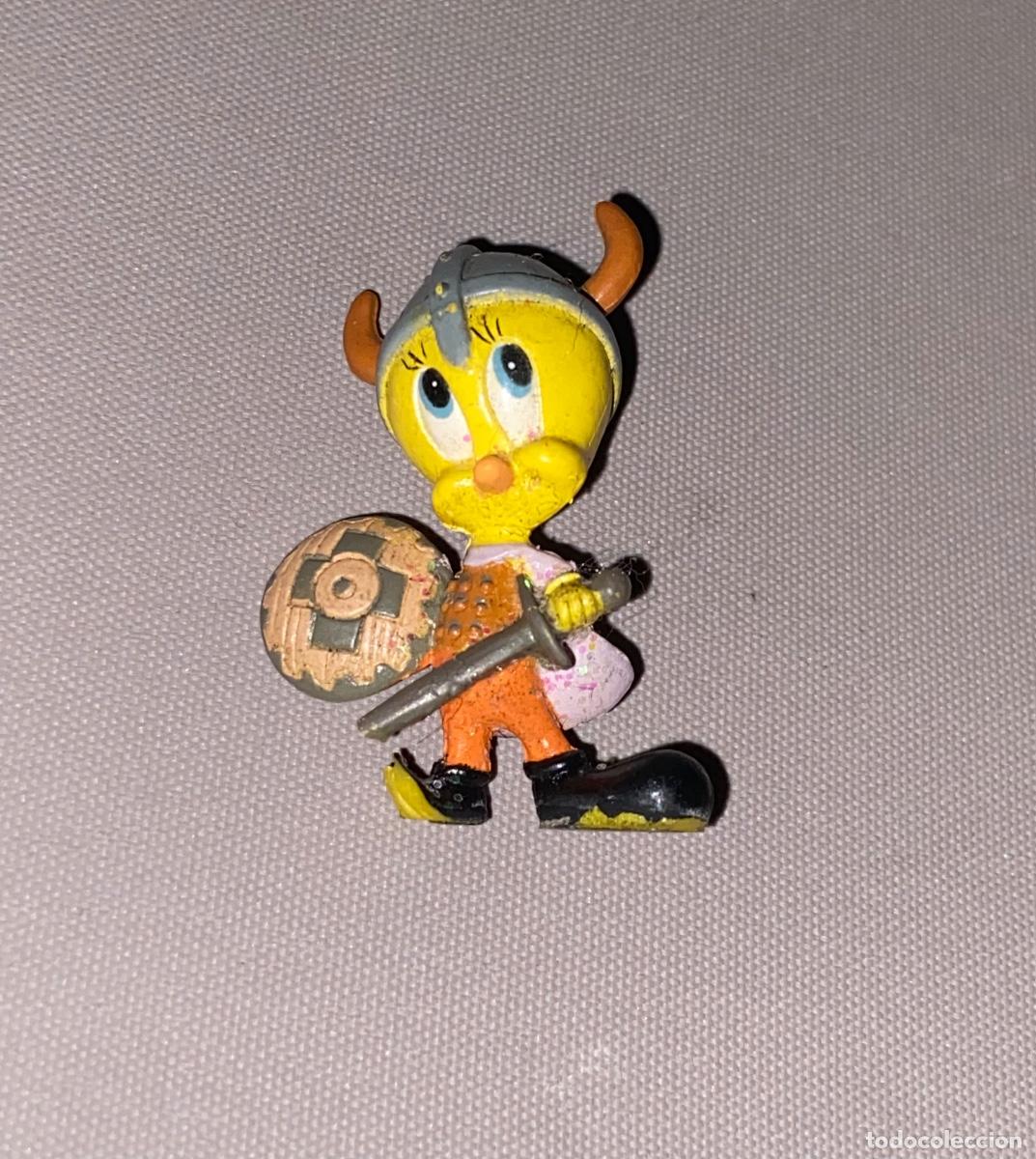 Figuras de goma y PVC: MAGNIFICA FIGURA PVC &ldquo; PIOLIN VIKINGO &ldquo; DE GOMA - WARNER BROS