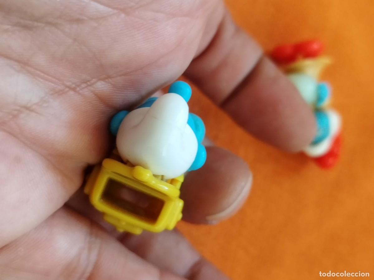 Figuras de goma Kinder: Dos figuras de pitufos. Tipo Kinder. - Foto 4