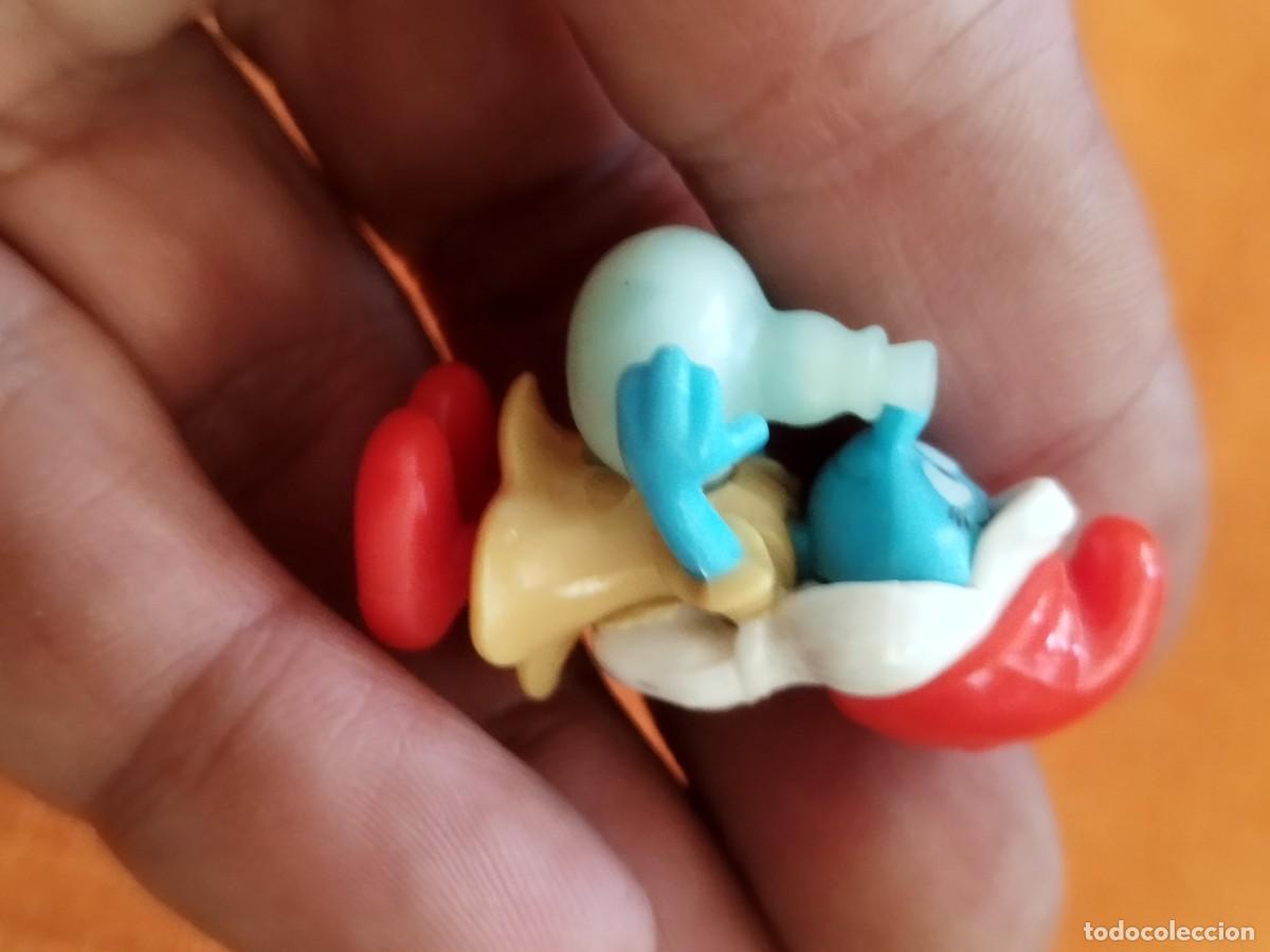 Figuras de goma Kinder: Dos figuras de pitufos. Tipo Kinder. - Foto 5