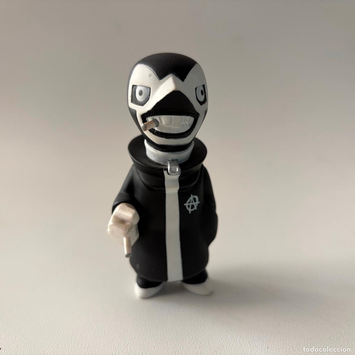 Figuras de goma y PVC: Figura mu&ntilde;eco Mini Gobi Classico Muttpop Lucha Libre Frank Kozik 2007 vinilo 10 cm