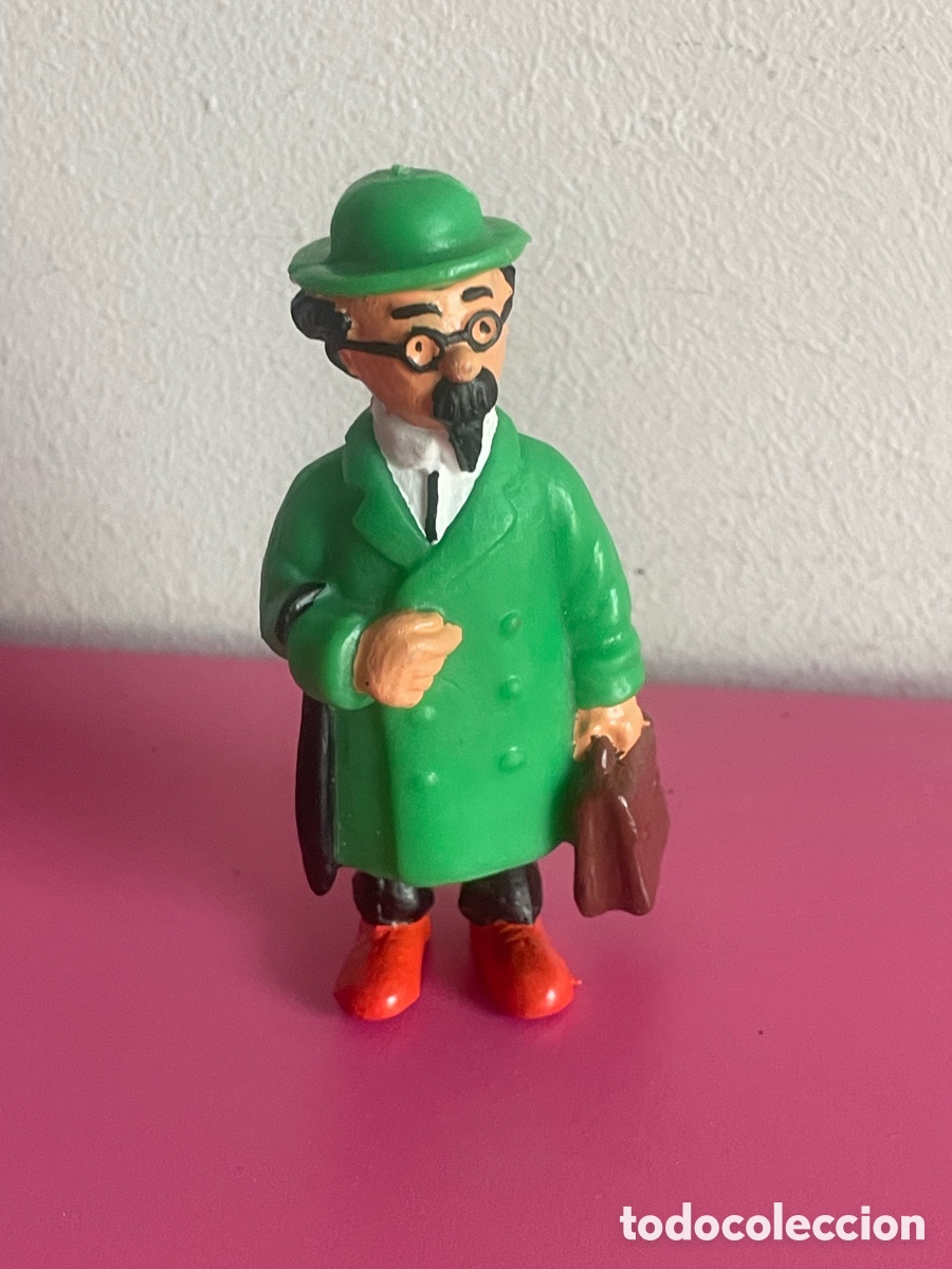 Figuras de goma y PVC: ANTIGUA FIGURA GOMA PVC COMICS SPAIN 1984 TINTIN PROFESOR TORNASOL