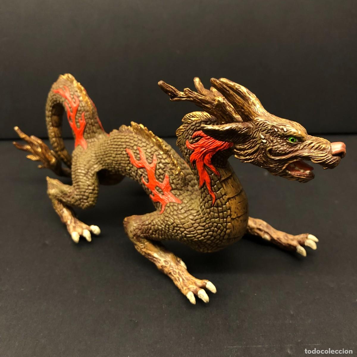Figuras de goma y PVC: FIGURA DE COLECCION - DRAGON DEL SOL NACIENTE - PAPO - FANTASIA - 2010 - 20 X 10,5 CM / 28