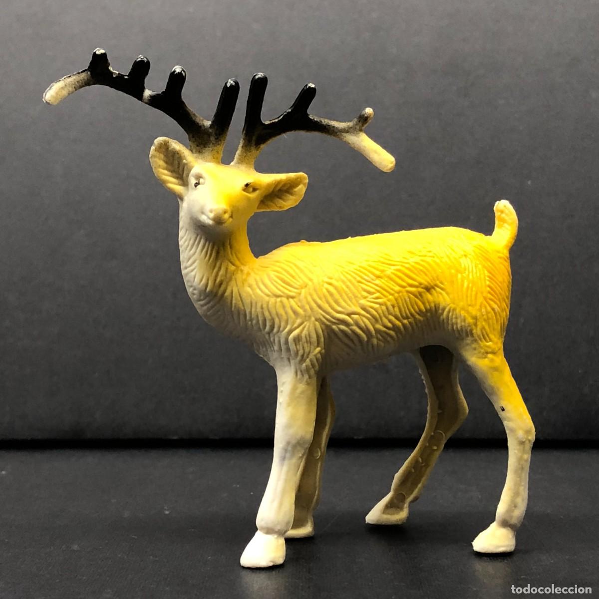Figuras de goma y PVC: FIGURA DE PVC - CIEIRVO O RENO MACHO - UNBRANDED - ANIMALES - 8 X 8 CM / 3
