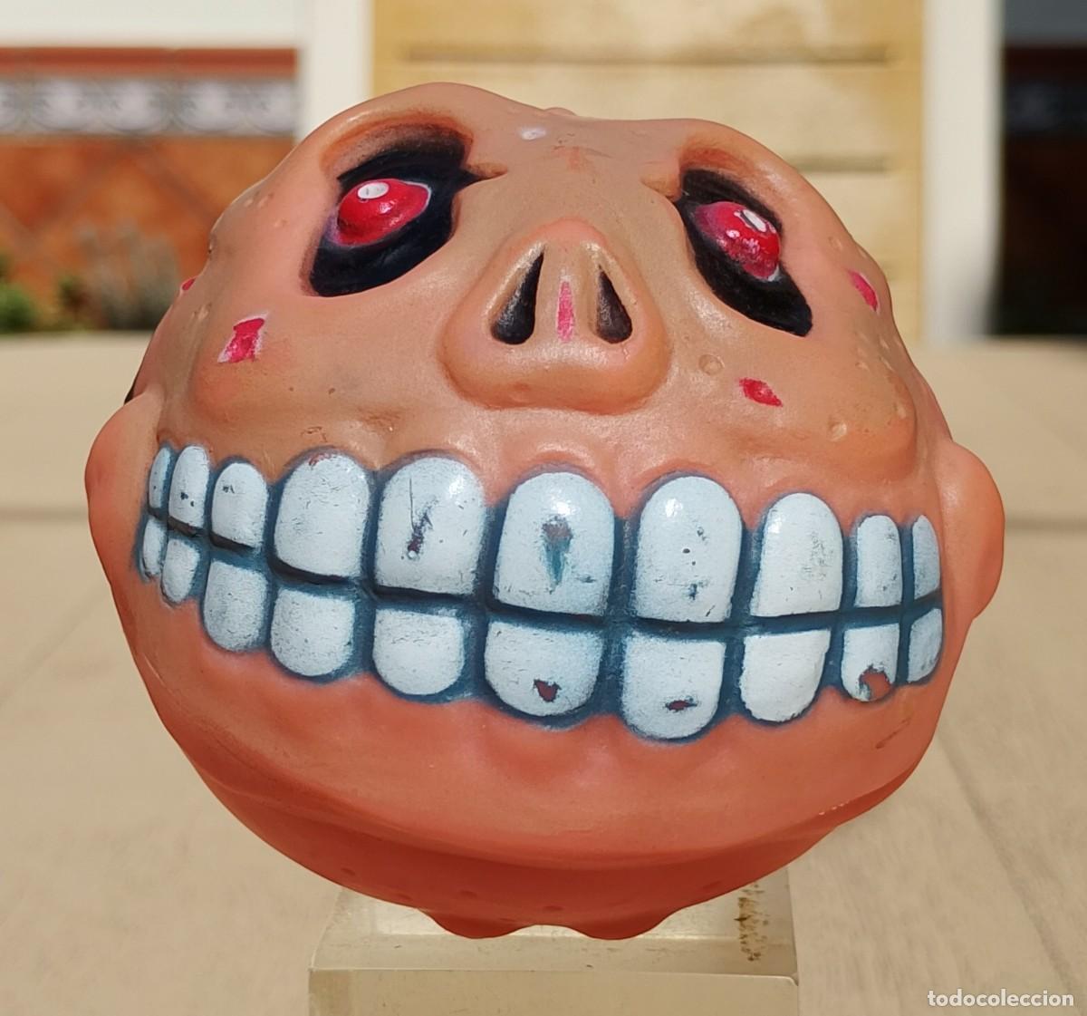 Figuras de goma y PVC: Figura Skull Face Madballs BOOTLEG, Carabolas o Carabolas Monstruo