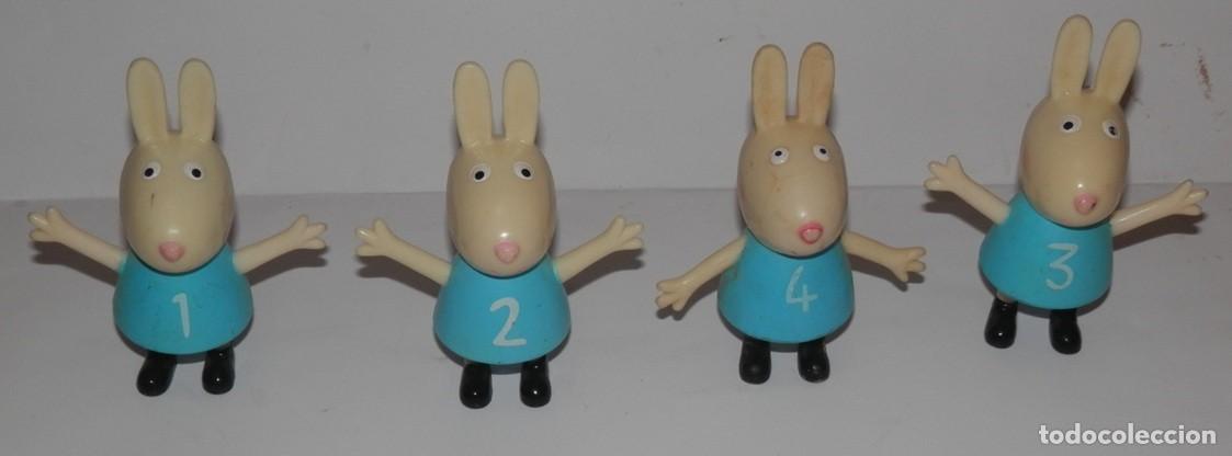 Figuras de goma y PVC: LOTE DE FIGURAS DE PVC DE LA SERIE PEPA PIG