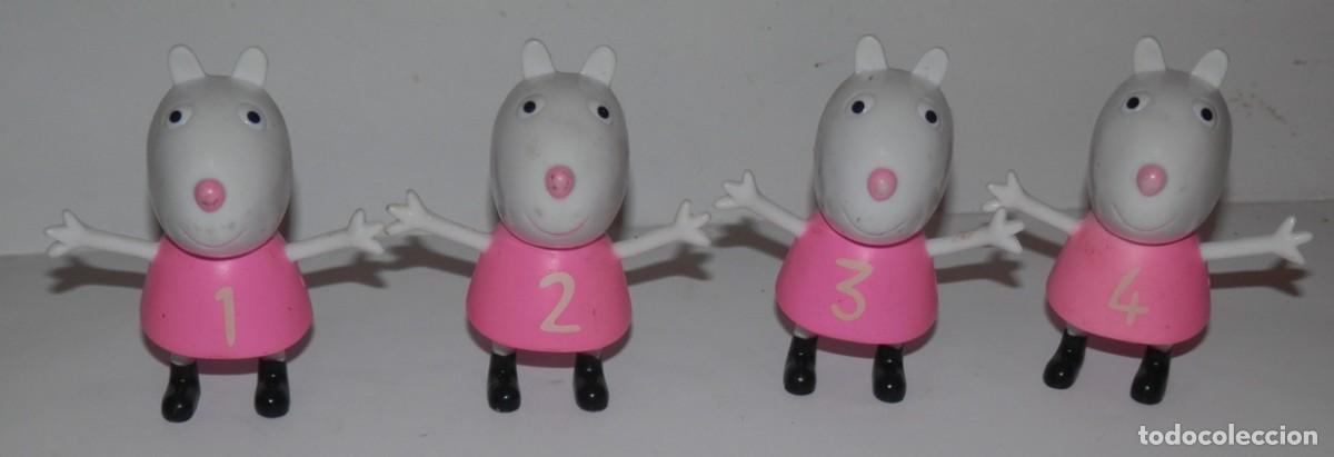Figuras de goma y PVC: LOTE DE FIGURAS DE PVC DE LA SERIE PEPA PIG