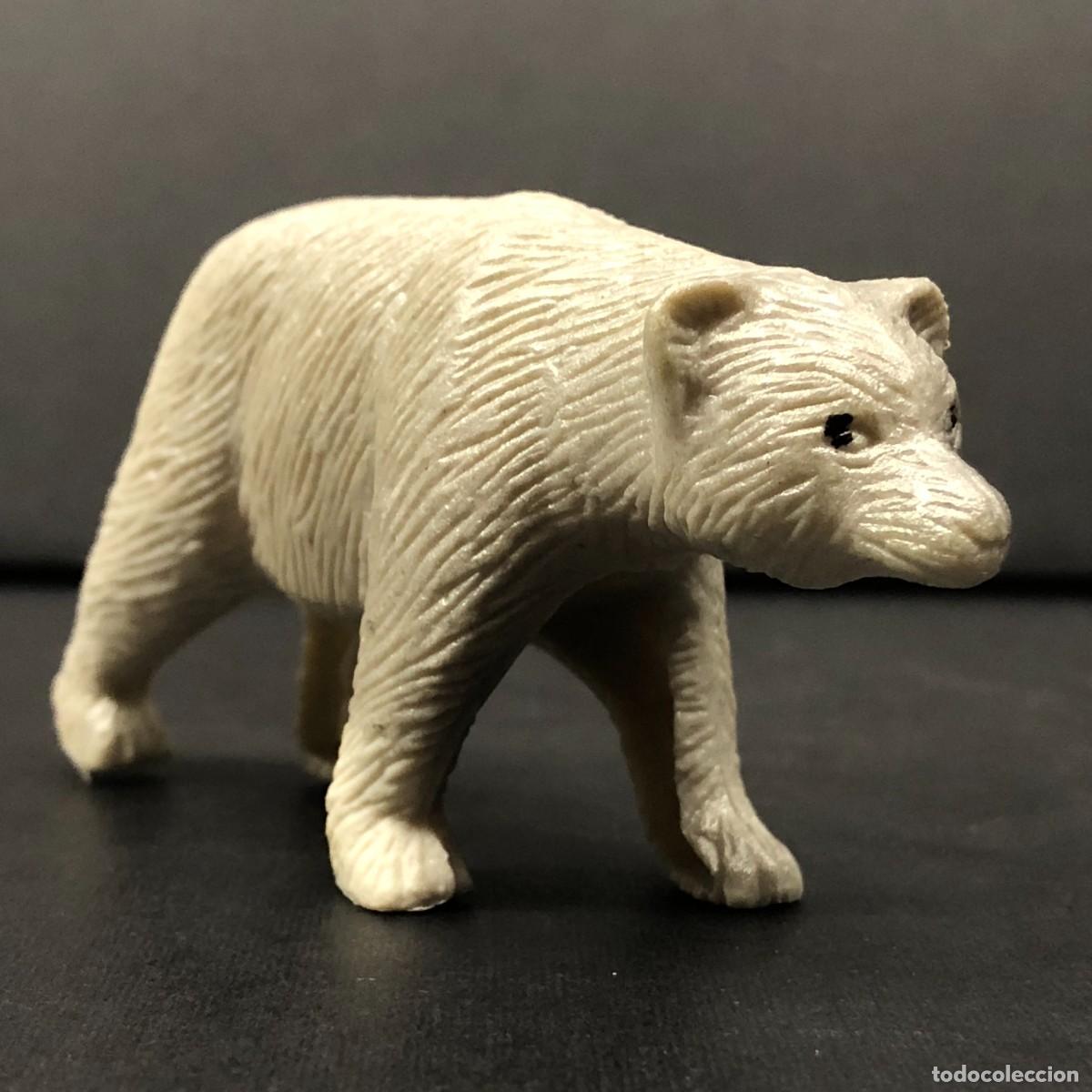 Figuras de goma y PVC: FIGURA DE PVC - OSO POLAR - ANIMALES - 4 X 8 CM / 572