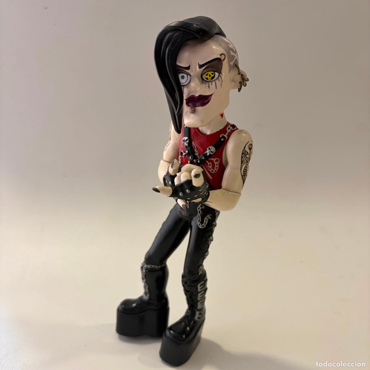 Figuras de goma y PVC: Figura mu&ntilde;eco Wormwood Gloom Bleeding Edge Goths Series 1 2003 19 cm