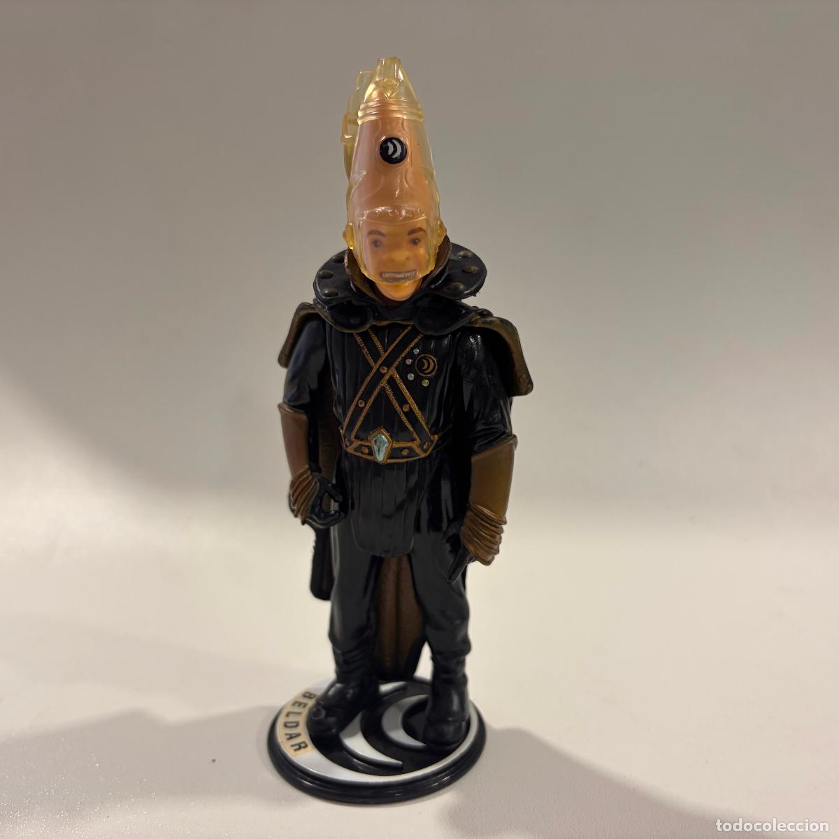 Figuras de goma y PVC: Figura mu&ntilde;eco Beldar Coneheads Playmates Toys 1993 con peana 15 cm