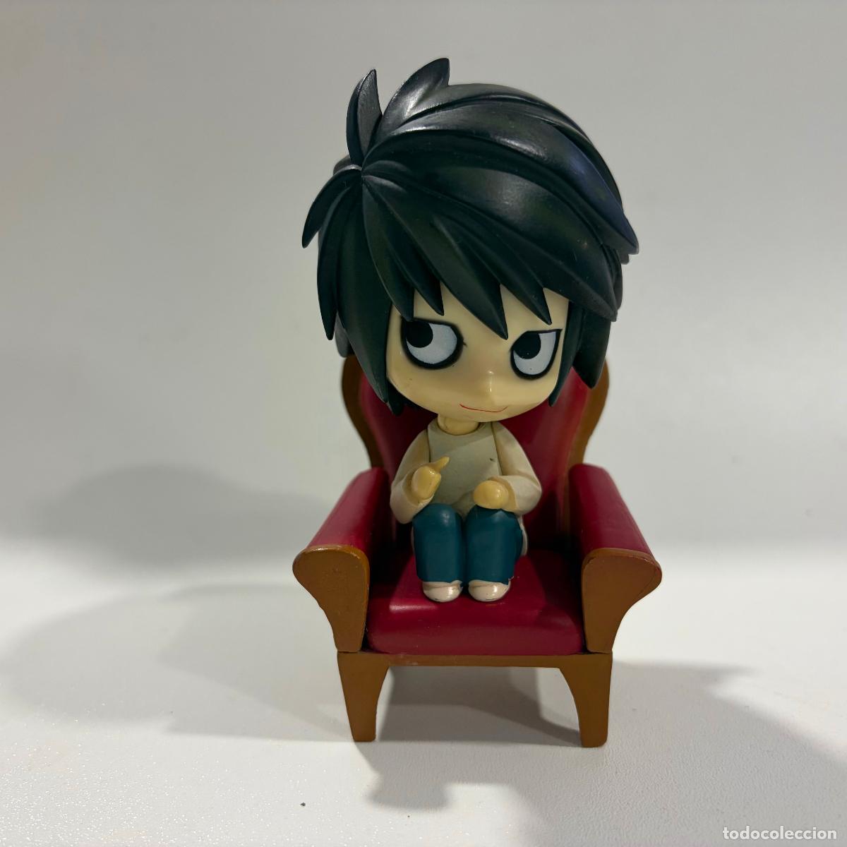 Figuras de goma y PVC: Figura mu&ntilde;eco L Death Note Nendoroid n&ordm;17 Good Smile Company 2007 sill&oacute;n 12 cm