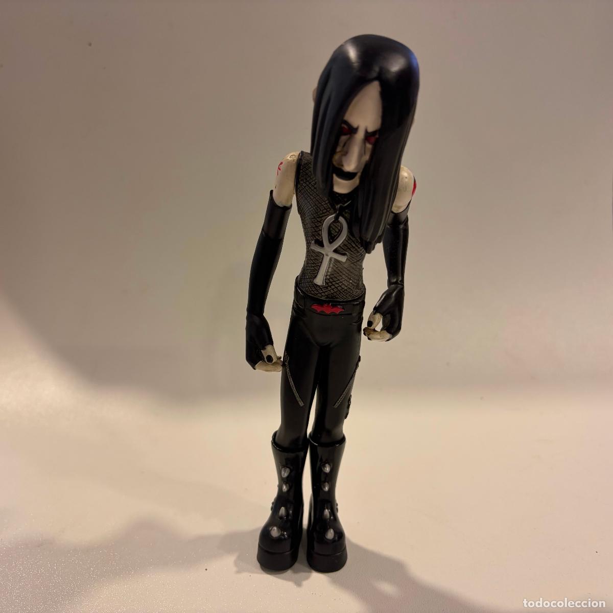 Figuras de goma y PVC: Figura mu&ntilde;eco Dagger de Mort Bleeding Edge Goths BeGoths Series 1 2003 19 cm