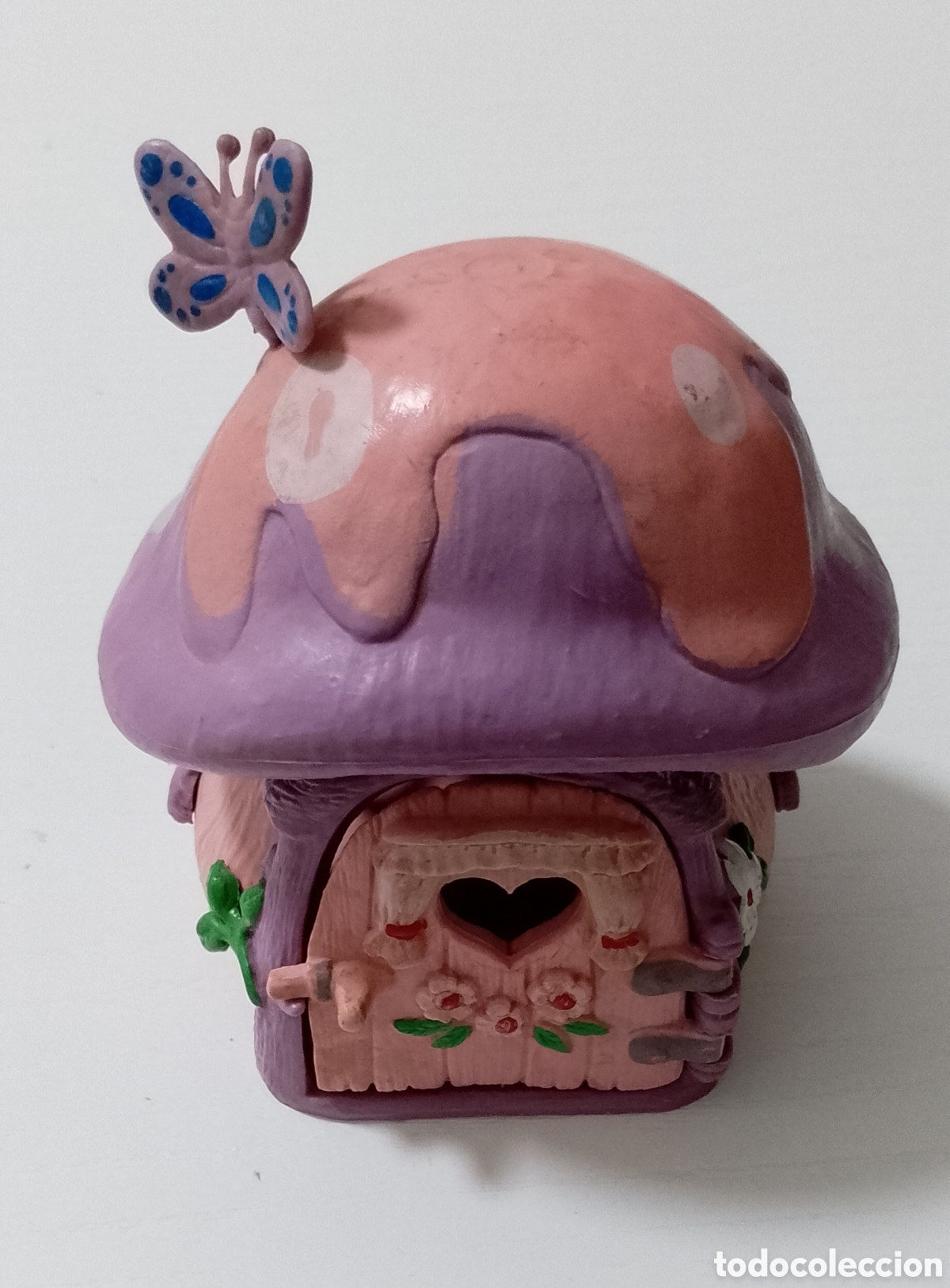 Figuras de goma y PVC: Casita Seta de la Pitufina - Los Pitufos Peyo 1978