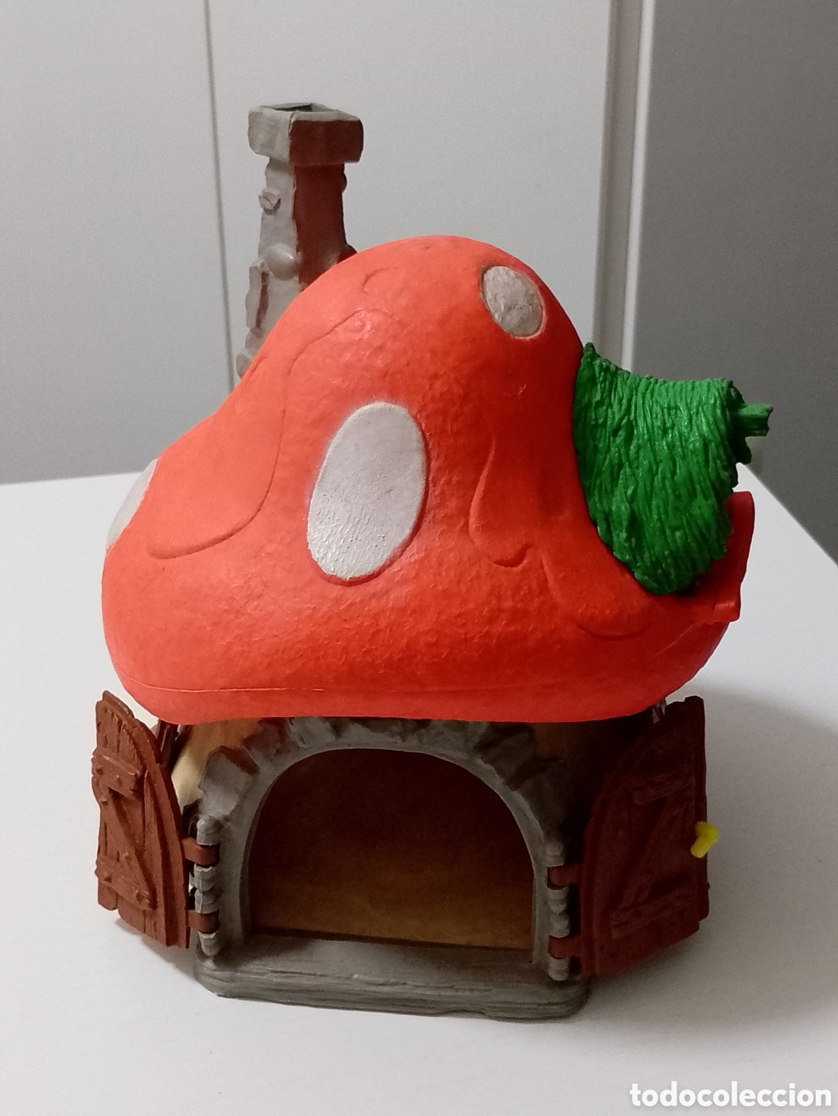 Figuras de goma y PVC: ​Gran Casa Seta Los Pitufos Peyo 1978 - Foto 2