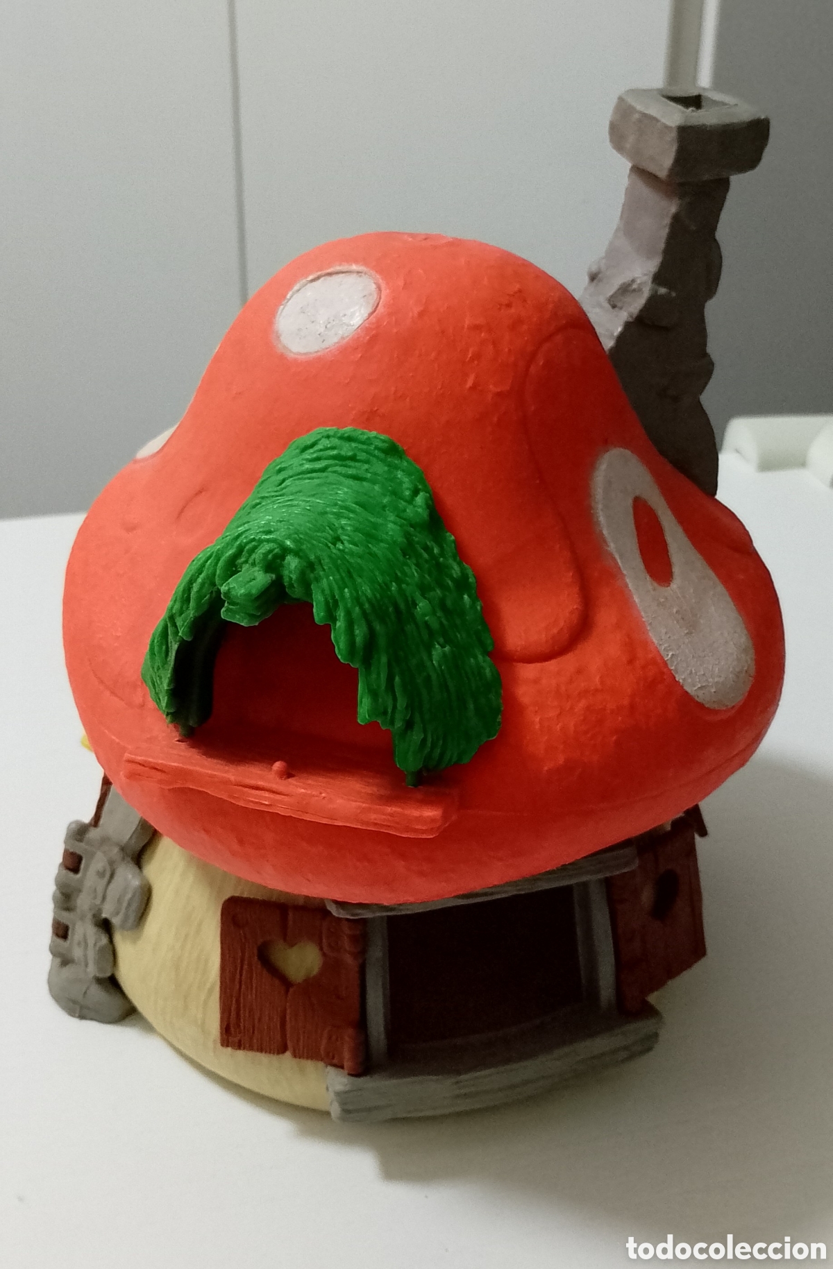 Figuras de goma y PVC: ​Gran Casa Seta Los Pitufos Peyo 1978 - Foto 3