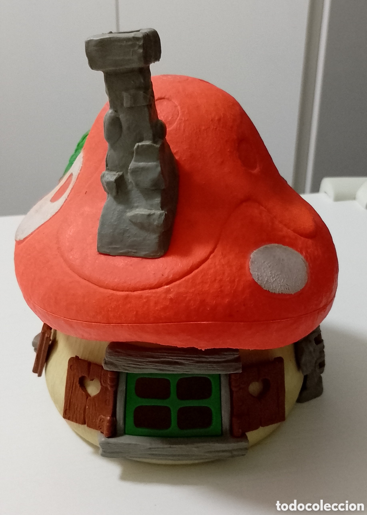 Figuras de goma y PVC: ​Gran Casa Seta Los Pitufos Peyo 1978 - Foto 4