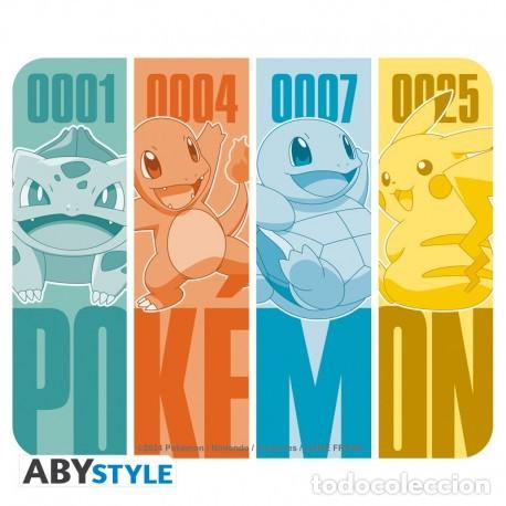 Figuras de Borracha e PVC: Alfombrilla de Rat&oacute;n - Pok&eacute;mon Kanto Starters (23,5 x 19,5 cm)