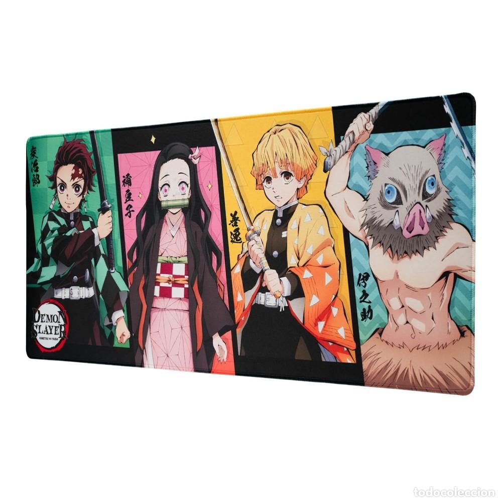 Rubber and PVC Figures: Alfombrilla Raton XXL - Demon Slayer (80cm x 35 cm x 4 mm)