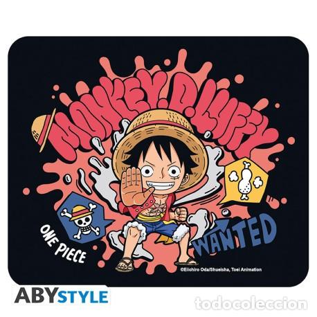 Gummi- und PVC-Figuren: Alfombrilla de Rat&oacute;n - One Piece Luffy Chibi (23,5 x 19,5 cm)